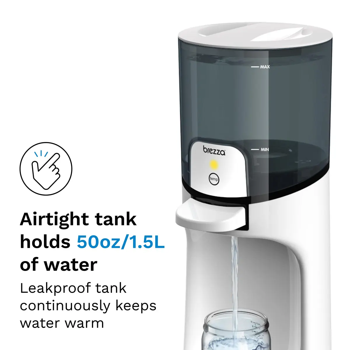 Baby Brezza Instant Baby Bottle Maker with 3 Temperature Settings | Fast, Safe & Universal - view 7