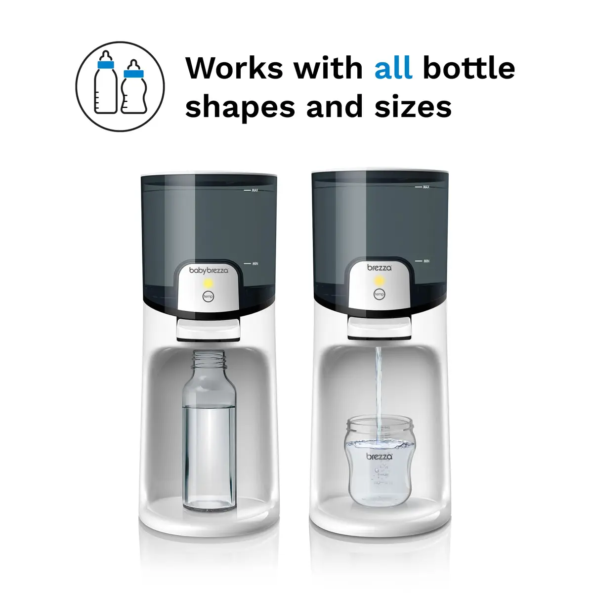 Baby Brezza Instant Baby Bottle Maker with 3 Temperature Settings | Fast, Safe & Universal - view 4