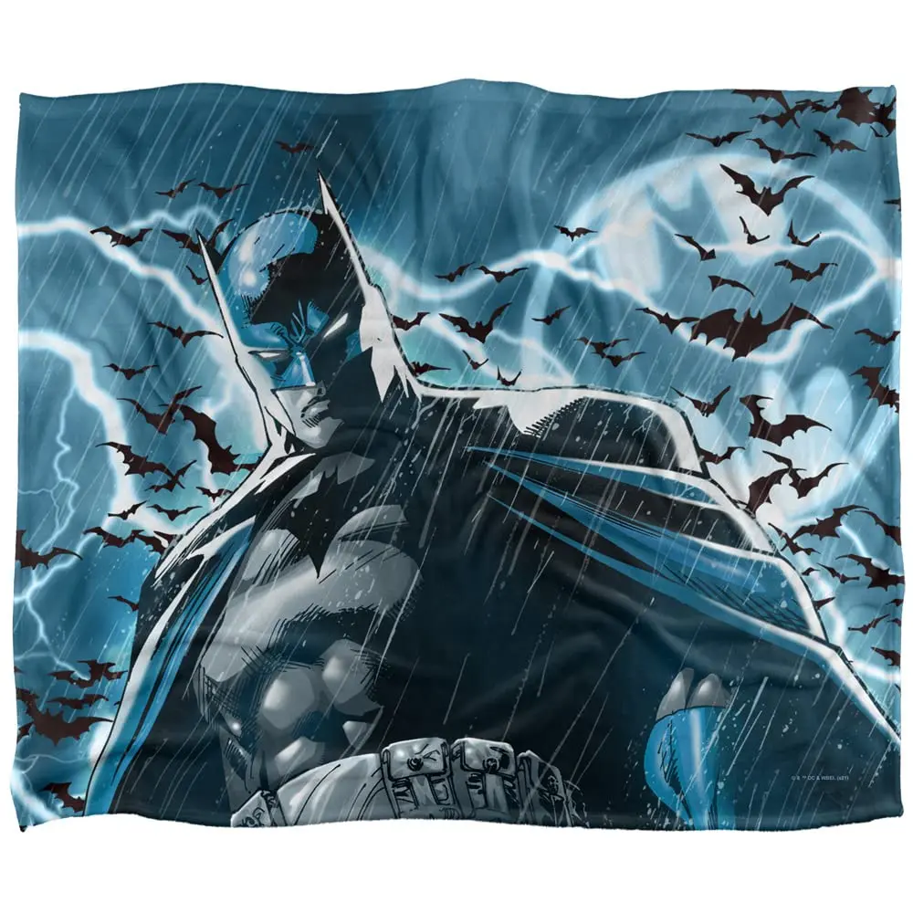 LOGOVISION Batman Stormy Knight Classic Officially Licensed Silky Touch Super Soft Throw Blanket 127cm x 152cm - view 2
