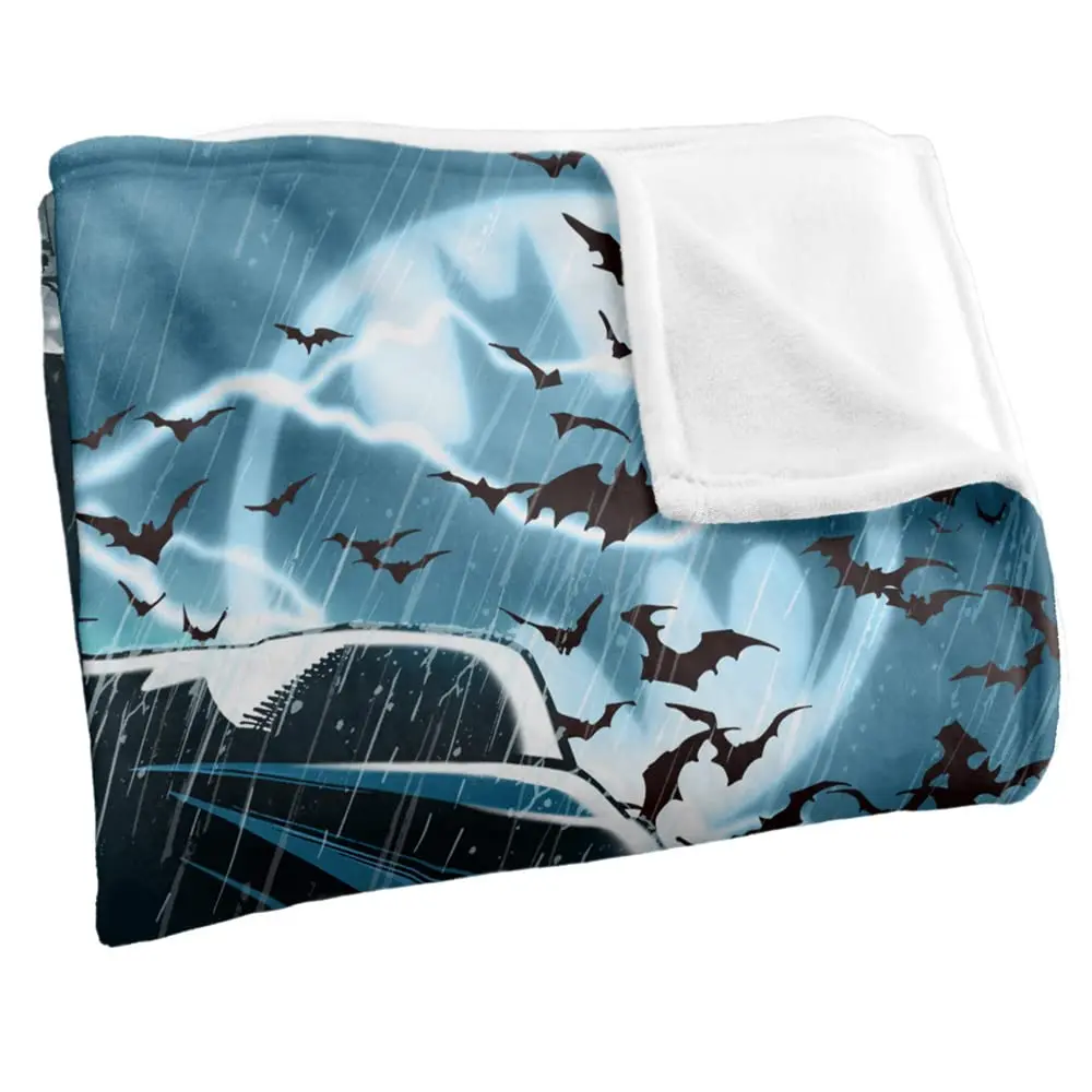 LOGOVISION Batman Stormy Knight Classic Officially Licensed Silky Touch Super Soft Throw Blanket 127cm x 152cm - view 3