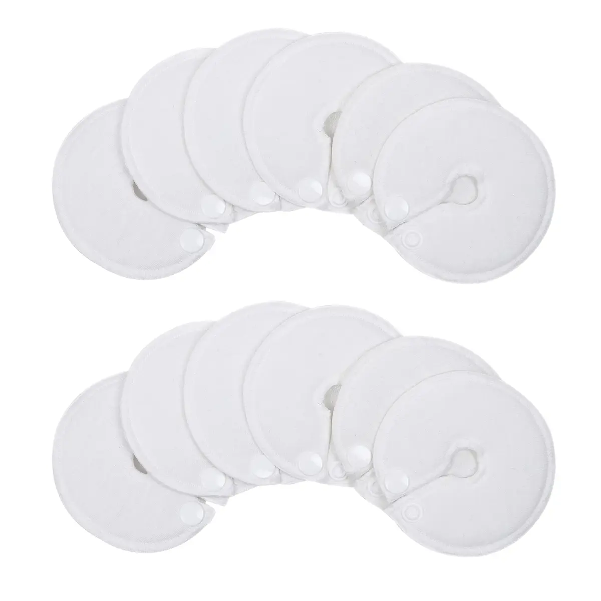 HGRTYXS Feeding Tube Pads Holder Covers for G/J Tube Button Peg Tube Supplies, 7.6cm (3x3 Inch) Soft Cotton, 12 Pack | Nursing Care for Post-Surgery & Dialysis Patients - main product image