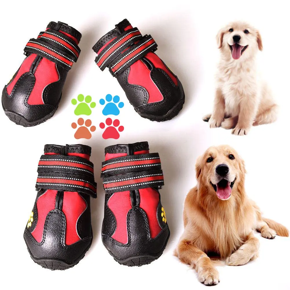 CovertSafe& Dog Boots & Paw Protectors Non-Slip Waterproof | Adjustable & Rugged for Safe Outdoor Walks - main product image