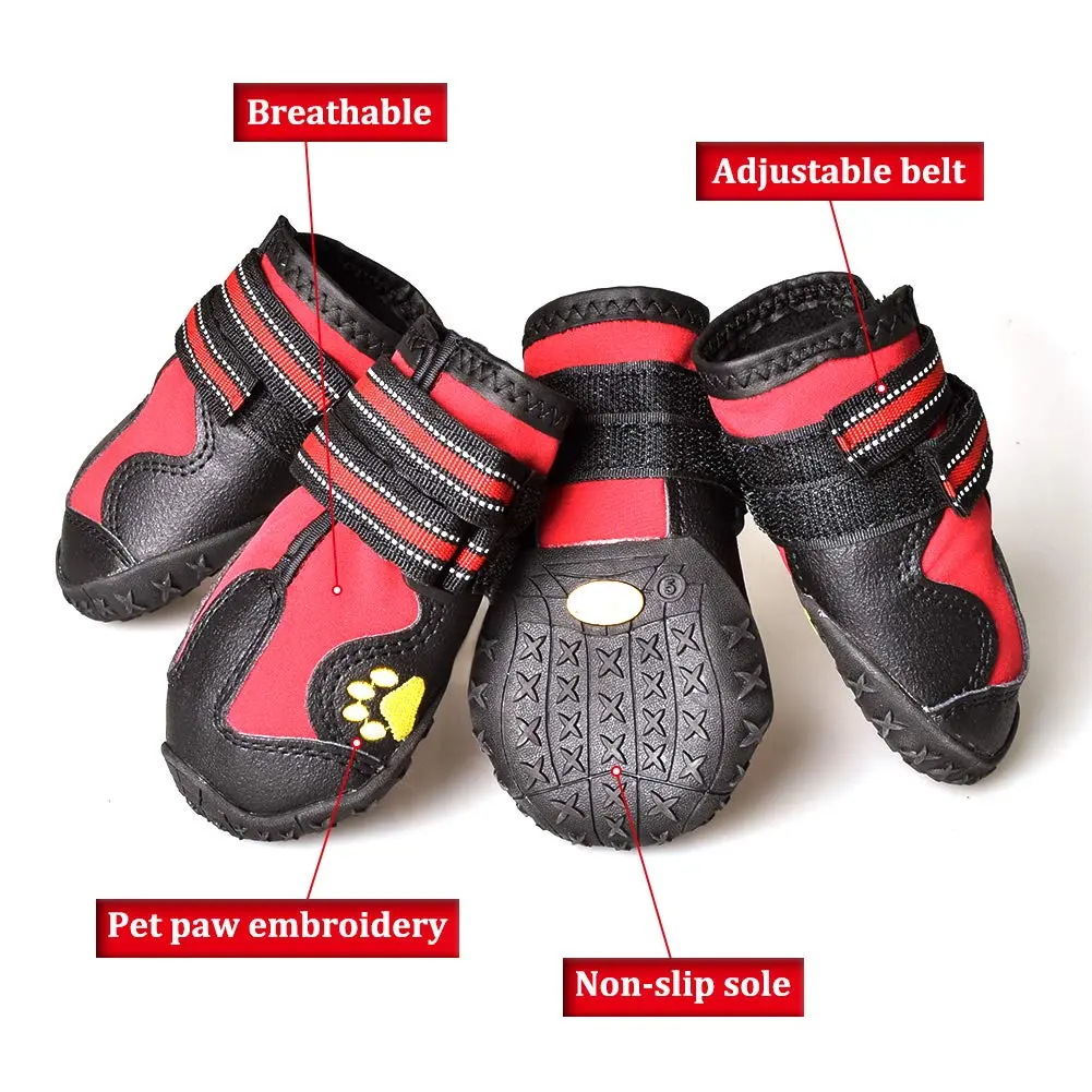CovertSafe& Dog Boots & Paw Protectors Non-Slip Waterproof | Adjustable & Rugged for Safe Outdoor Walks - view 5