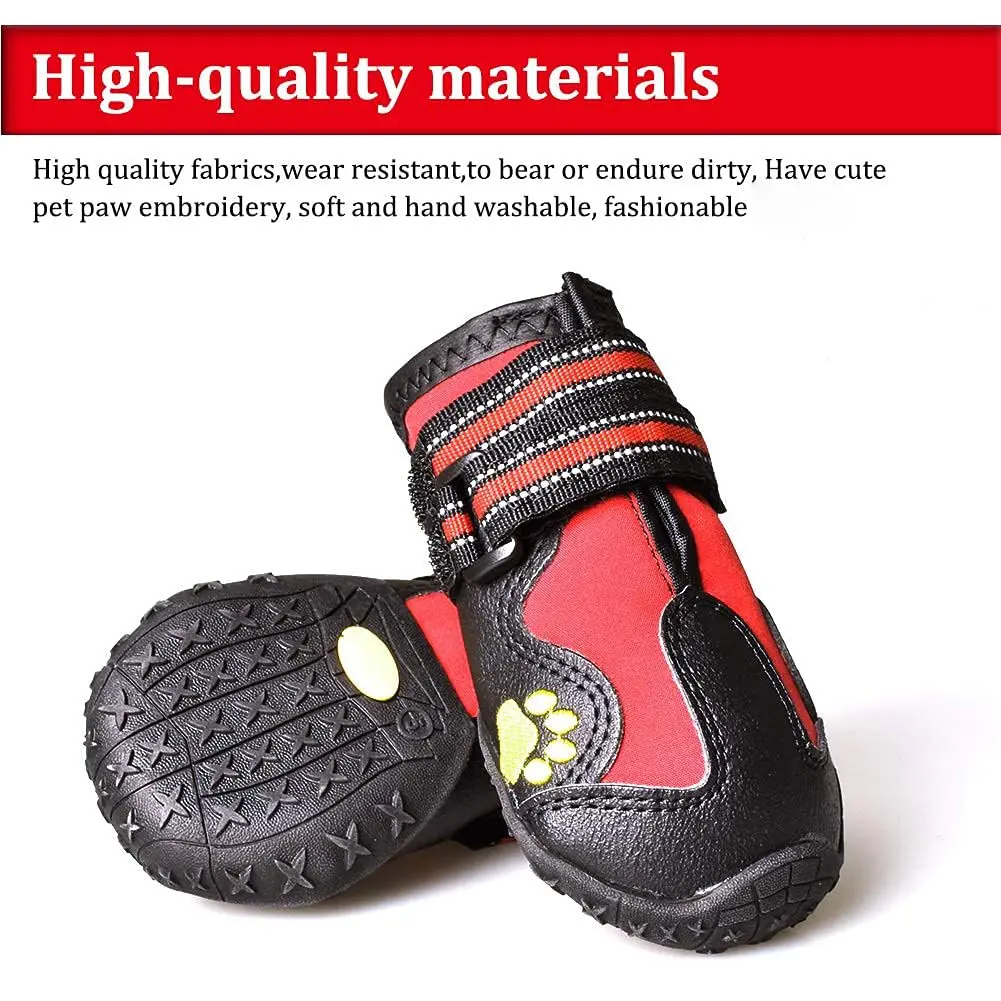 CovertSafe& Dog Boots & Paw Protectors Non-Slip Waterproof | Adjustable & Rugged for Safe Outdoor Walks - view 2