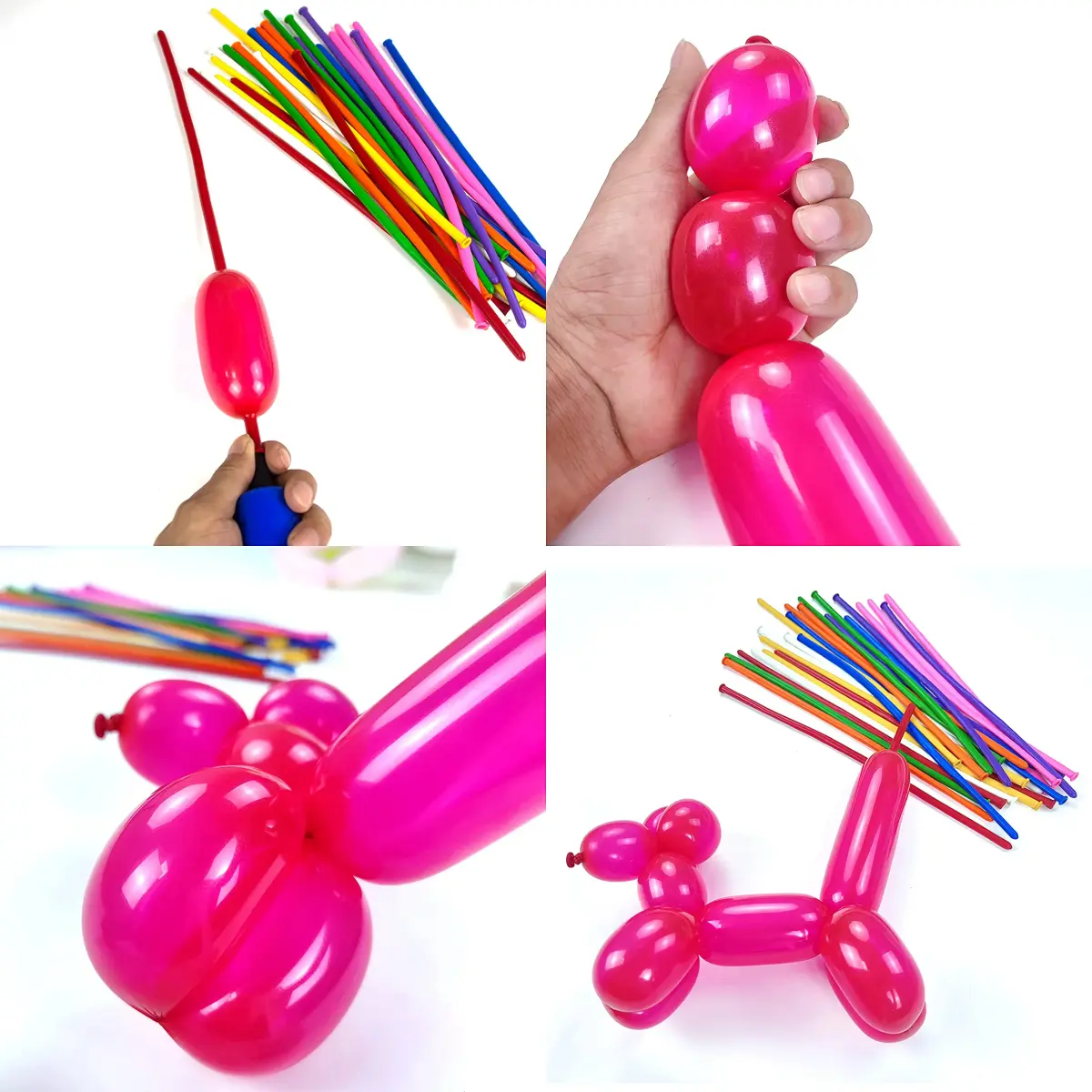 KUULBELA 260q Twisting Balloons 100pcs | Eco-Friendly Natural Latex for Modelling & Party Decorations - view 5