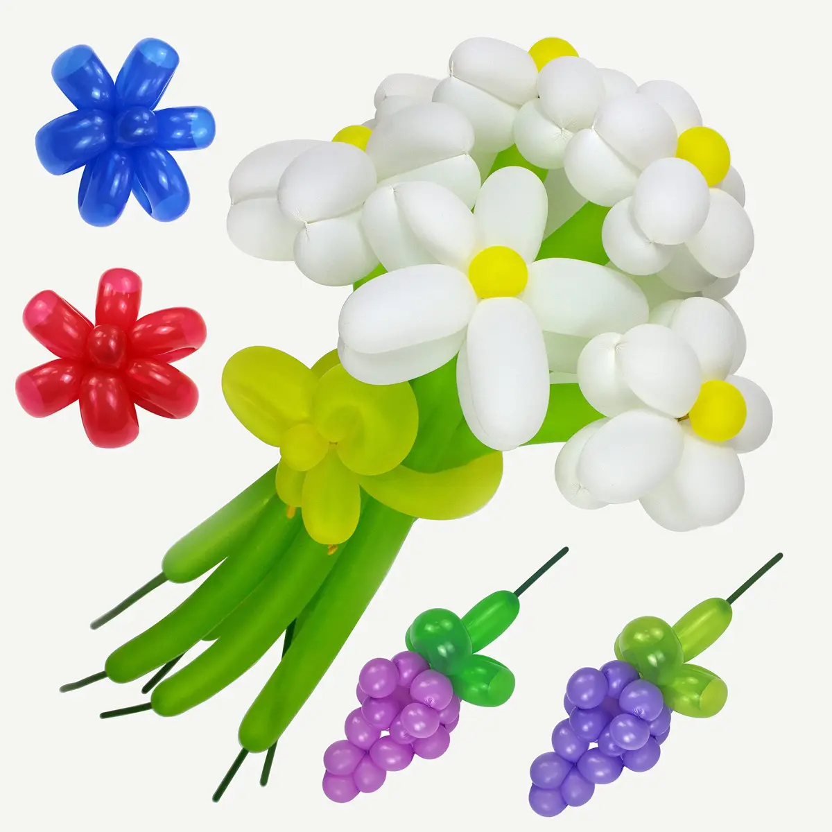 KUULBELA 260q Twisting Balloons 100pcs | Eco-Friendly Natural Latex for Modelling & Party Decorations - view 7