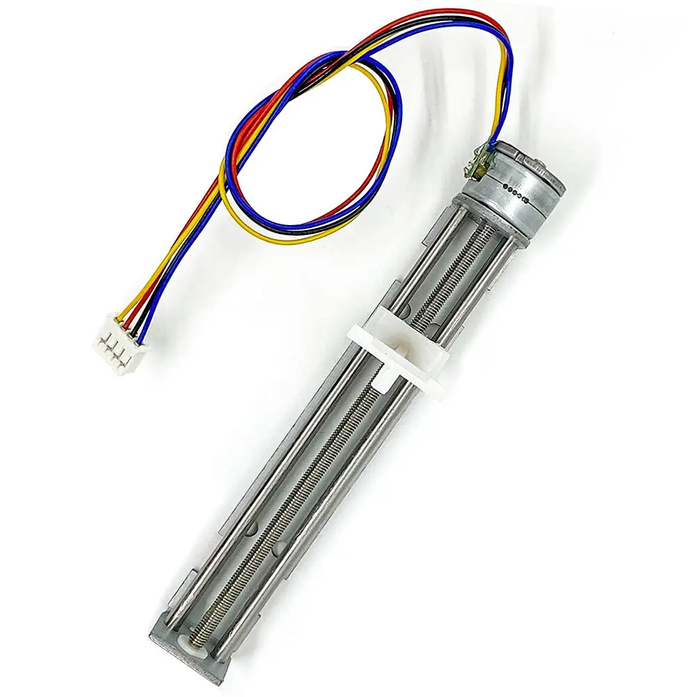 QINIZX 2 Phase 4 Wire Stepper Motor Linear Rail 90mm Stroke 18 Degree Step Angle | XY Axis Actuator for DIY Projects - view 6