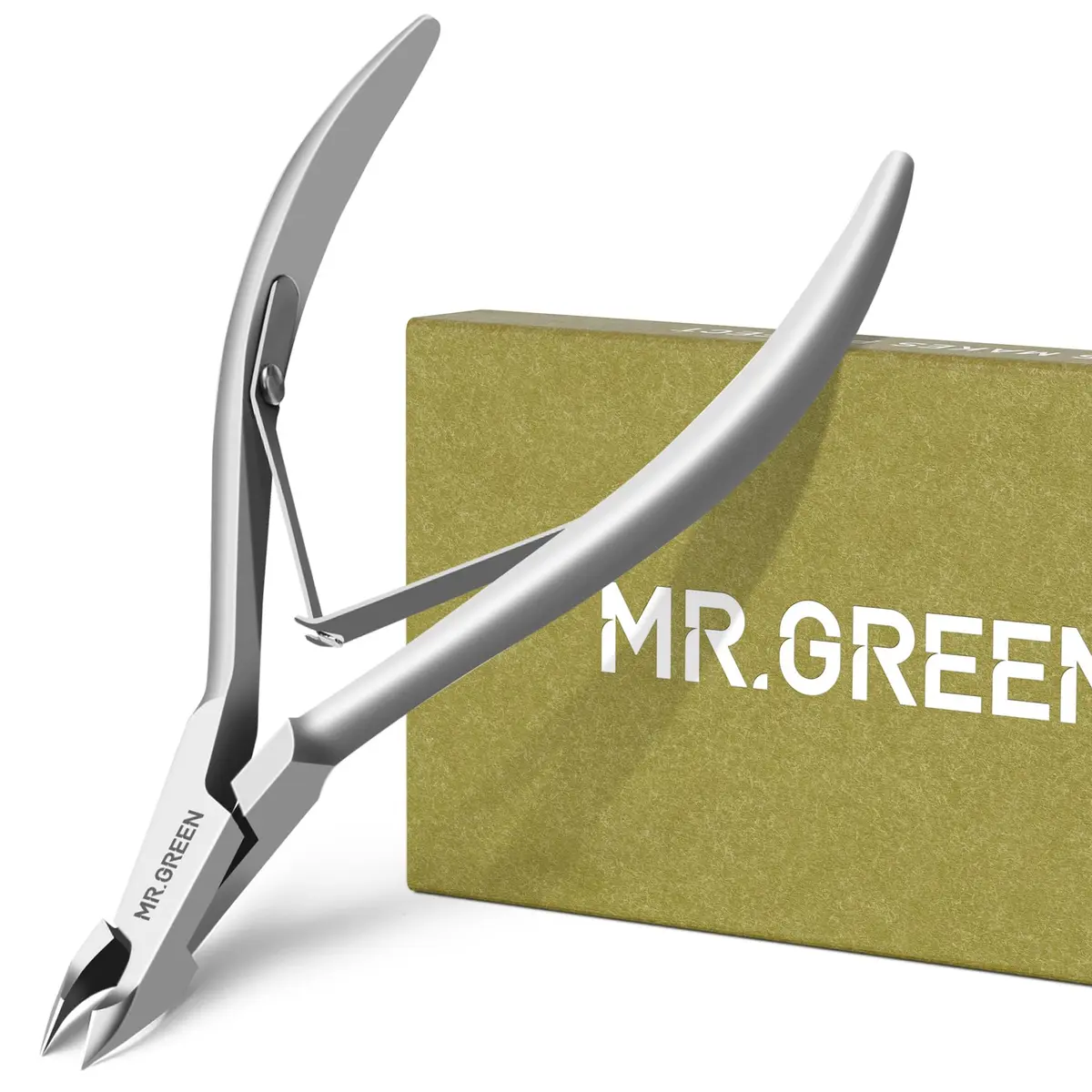 MR.GREEN Cuticle Nippers Nail Manicure Scissors 5mm | Precision German Steel for Perfect Cuticles - main product image
