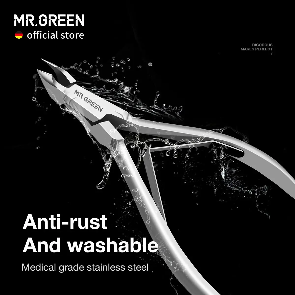 MR.GREEN Cuticle Nippers Nail Manicure Scissors 5mm | Precision German Steel for Perfect Cuticles - view 6