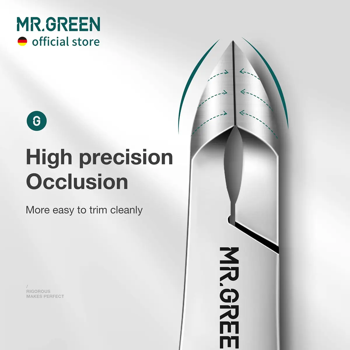 MR.GREEN Cuticle Nippers Nail Manicure Scissors 5mm | Precision German Steel for Perfect Cuticles - view 3