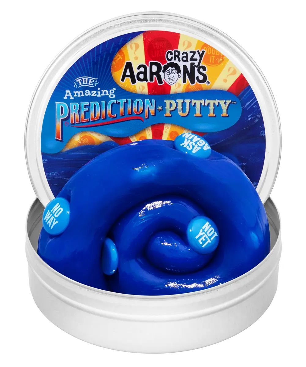 Crazy Aaron's Thinking Putty® Prediction - Blue Sensory Putty in a 4" Tin | Creative & Stress Relief Toy - main product image