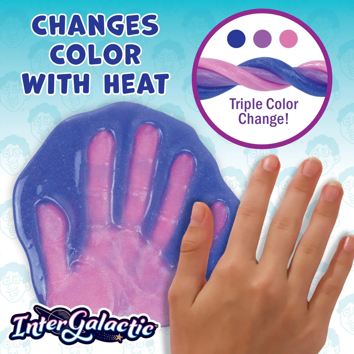 Crazy Aaron's Thinking Putty - Intergalactic - Triple Color Changing 4" Tin | Creative Stress Relief Toy - view 2