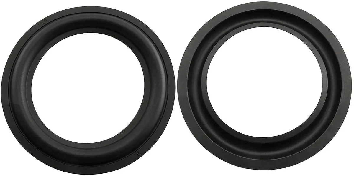 BLLNDX Rubber Ring 2PCS 5Inch Black | Durable Speaker Repair Kit for DIY & Replacement - view 2
