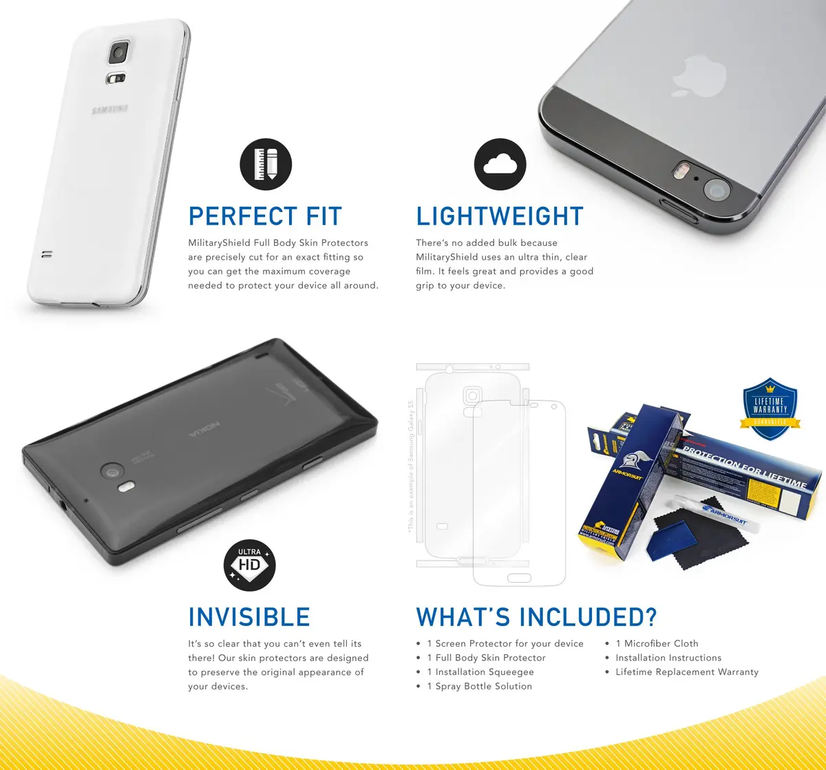 ArmorSuit MilitaryShield Screen Protector for Google Pixel 6 6.4 Inch | HD Clear, Self-Healing, Made in USA - view 8
