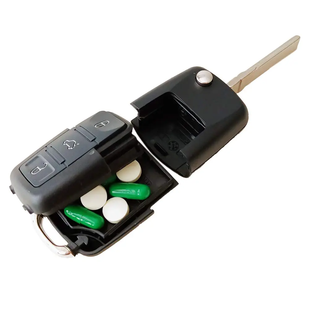 Secret Stash Fake Car Key Diversion Safe - Hidden Compartment 2.5cm x 2.3cm x 1cm | Discreet Storage Keychain - main product image