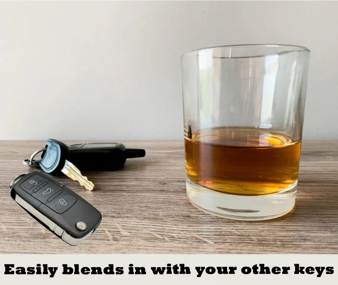 Secret Stash Fake Car Key Diversion Safe - Hidden Compartment 2.5cm x 2.3cm x 1cm | Discreet Storage Keychain - view 4
