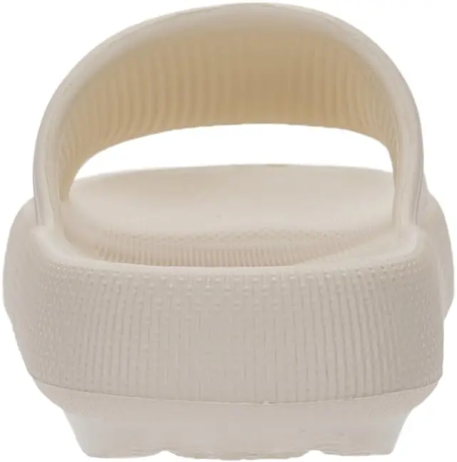 Joomra Pillow Slippers for Women & Men, Thick Sole Cloud Slides 3cm (1.2in) Heel, Beige | Comfortable & Non-Slip - view 8
