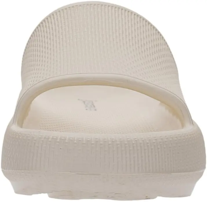 Joomra Pillow Slippers for Women & Men, Thick Sole Cloud Slides 3cm (1.2in) Heel, Beige | Comfortable & Non-Slip - view 10