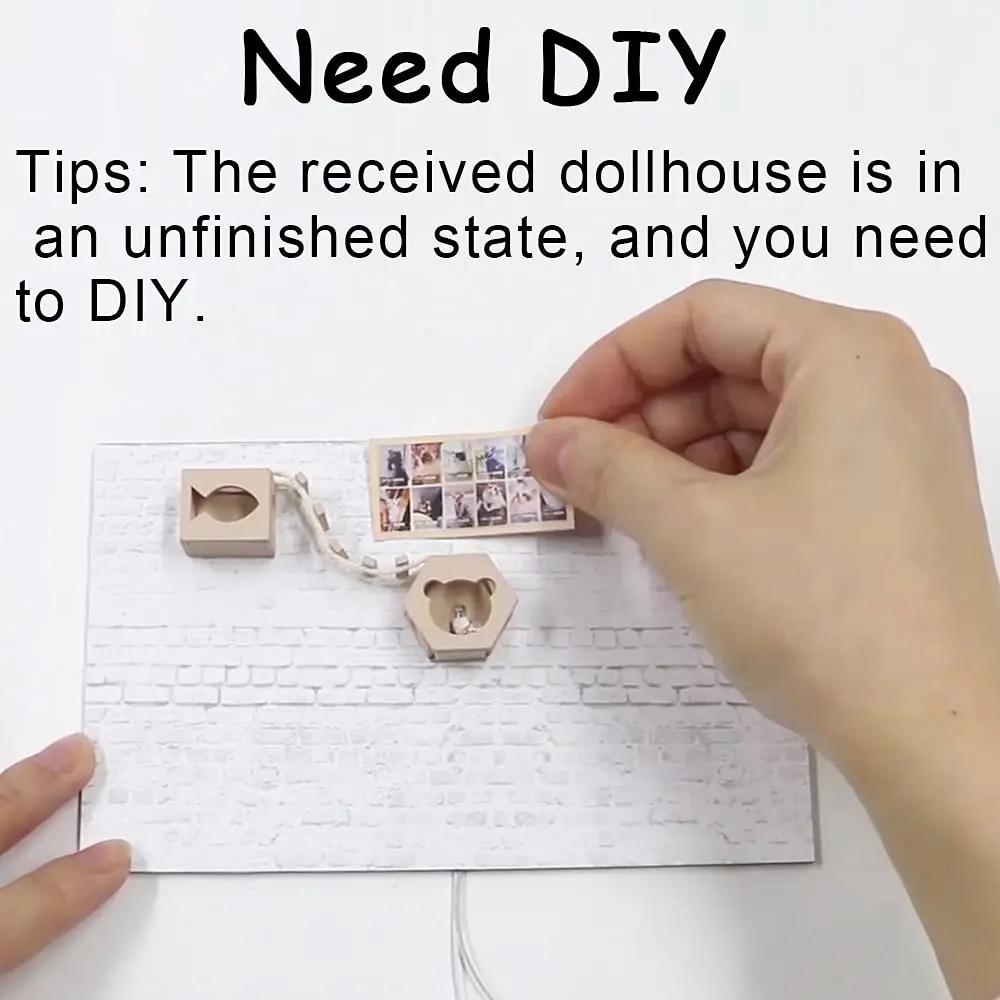 CUTEBEE Cat Coffee Garden DIY Dollhouse Miniature Kit with Furniture, 1.38 kg (3.06 lb) | Collectible Home Decor - view 4