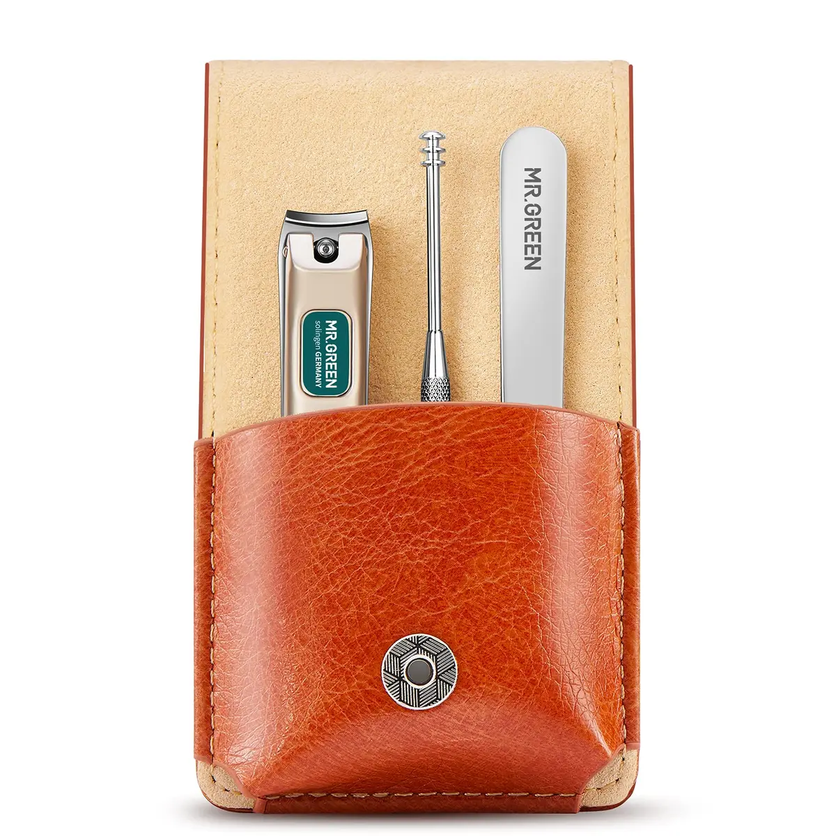 MR.GREEN Portable Manicure Sets Pedicure Kits 5-Piece Set | German-Origin Stainless Steel Tools - main product image