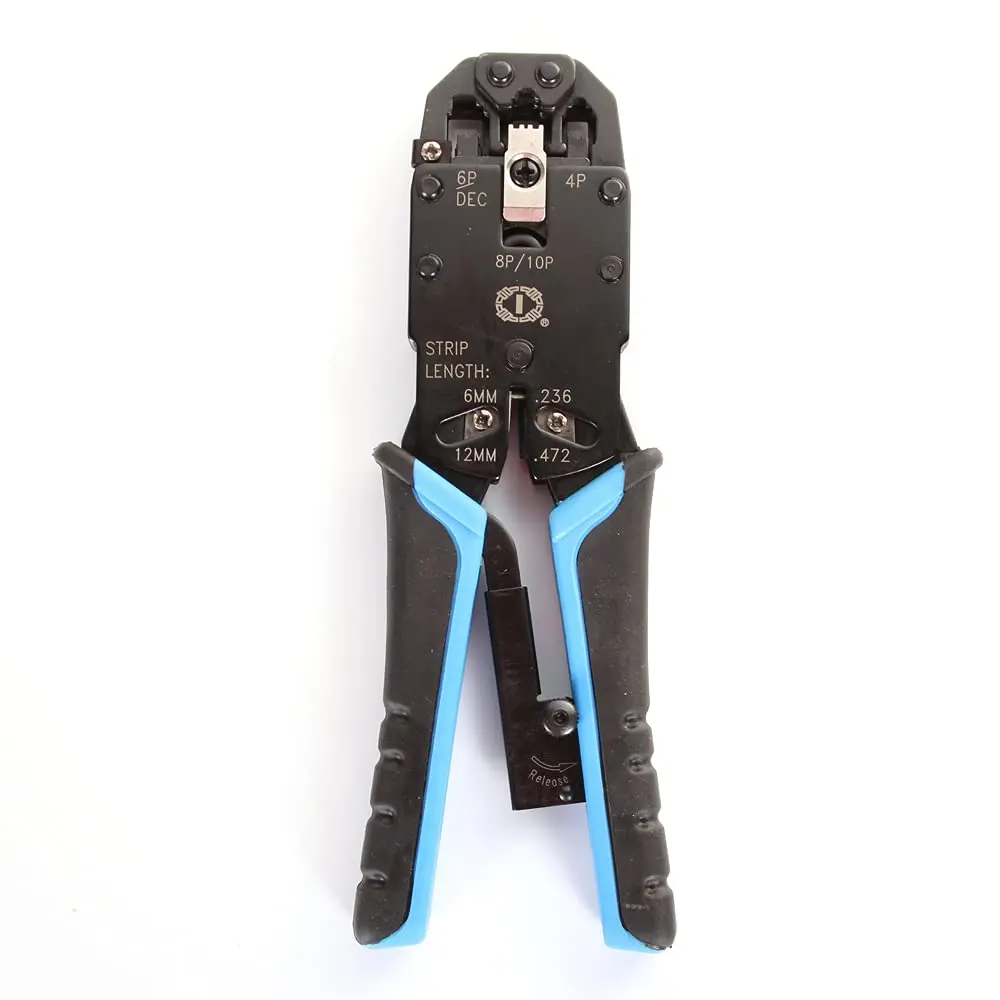 FocusFoto RJ45 Crimping Tool for Network LAN Cables | 20cm (7.87 in) Ergonomic Handle - view 5