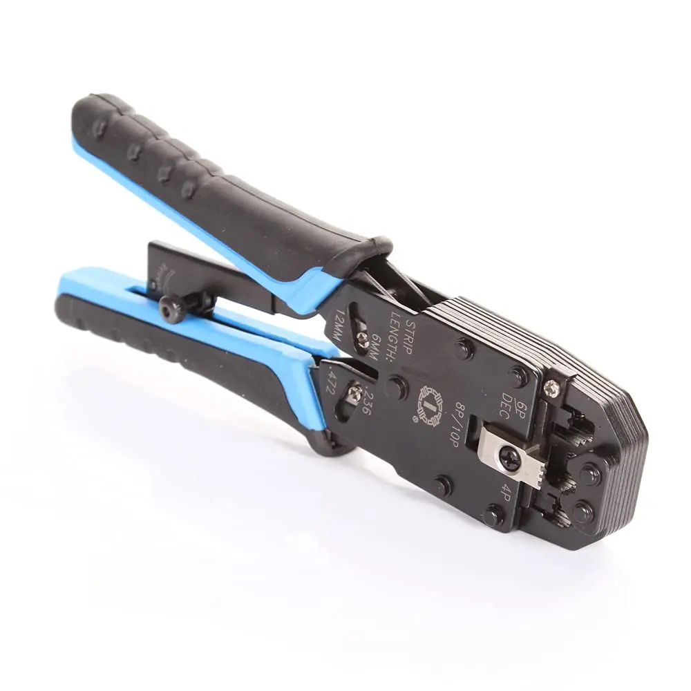 FocusFoto RJ45 Crimping Tool for Network LAN Cables | 20cm (7.87 in) Ergonomic Handle - view 7