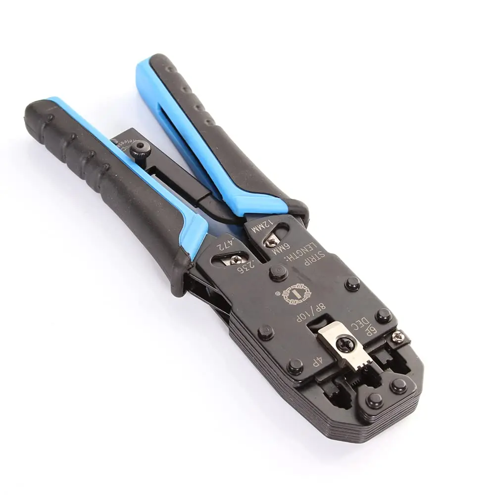 FocusFoto RJ45 Crimping Tool for Network LAN Cables | 20cm (7.87 in) Ergonomic Handle - view 3
