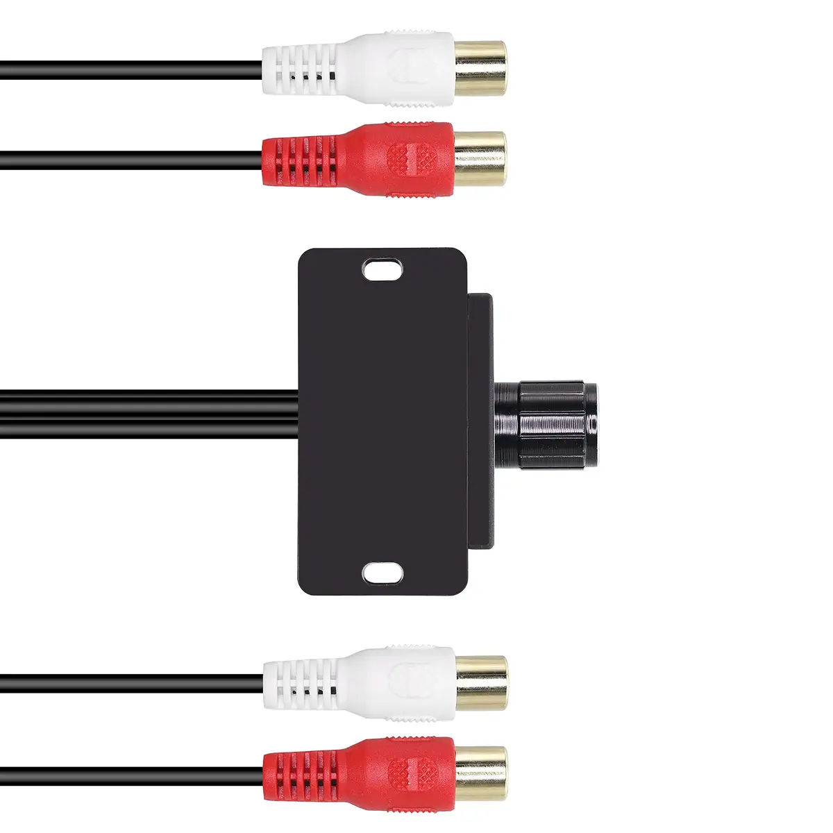 XMSJSIY Universal RCA Level Controller for Car Audio Amplifier with Dash Mount Control | 22cm (8.66in) Length - view 3