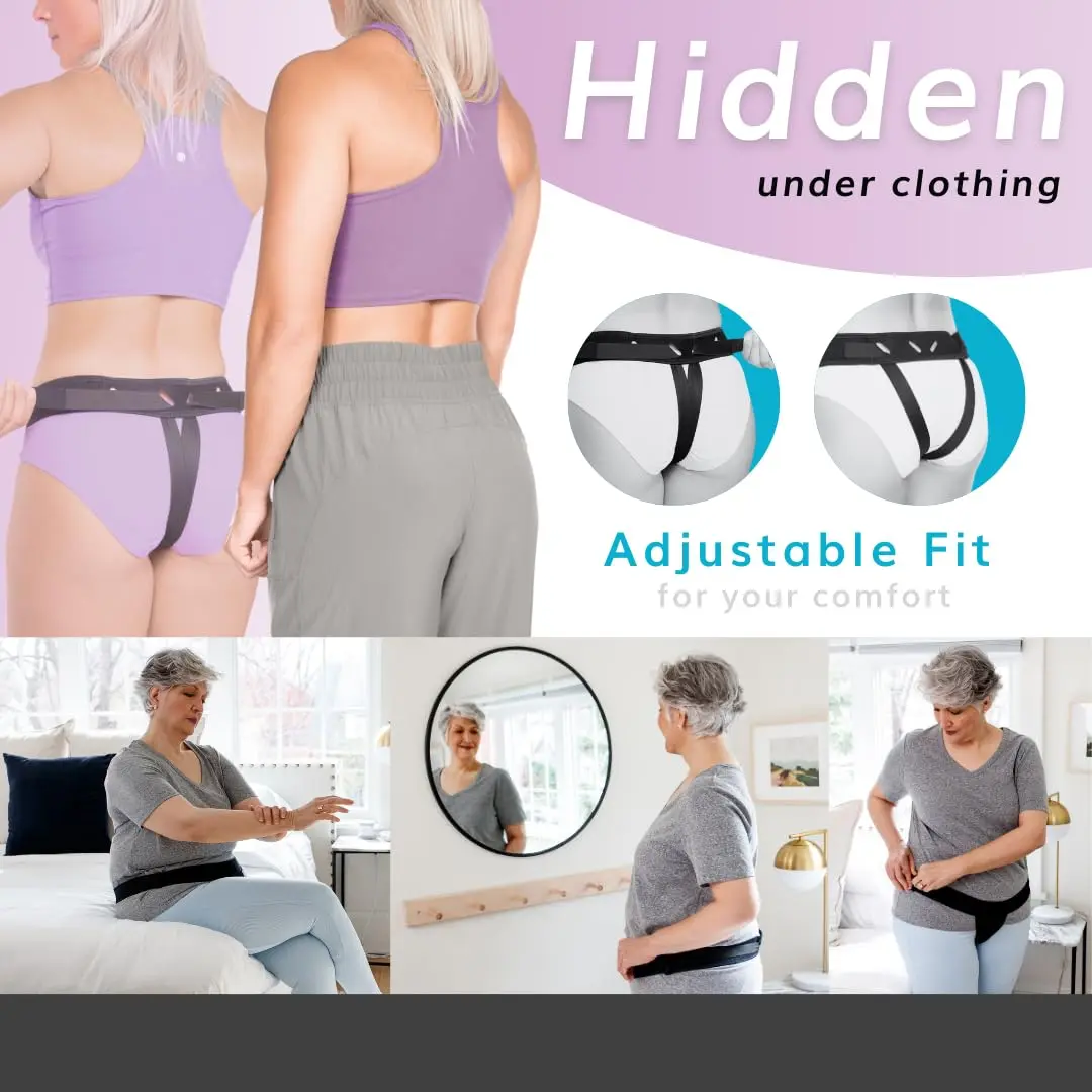 BraceAbility Pelvic Pro - Patented Uterus Support Belt for Women | Discreet, Adjustable & All-Day Comfort (en_US) - view 5