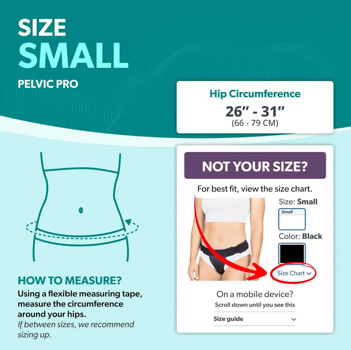 BraceAbility Pelvic Pro - Patented Uterus Support Belt for Women | Discreet, Adjustable & All-Day Comfort (en_US) - view 2