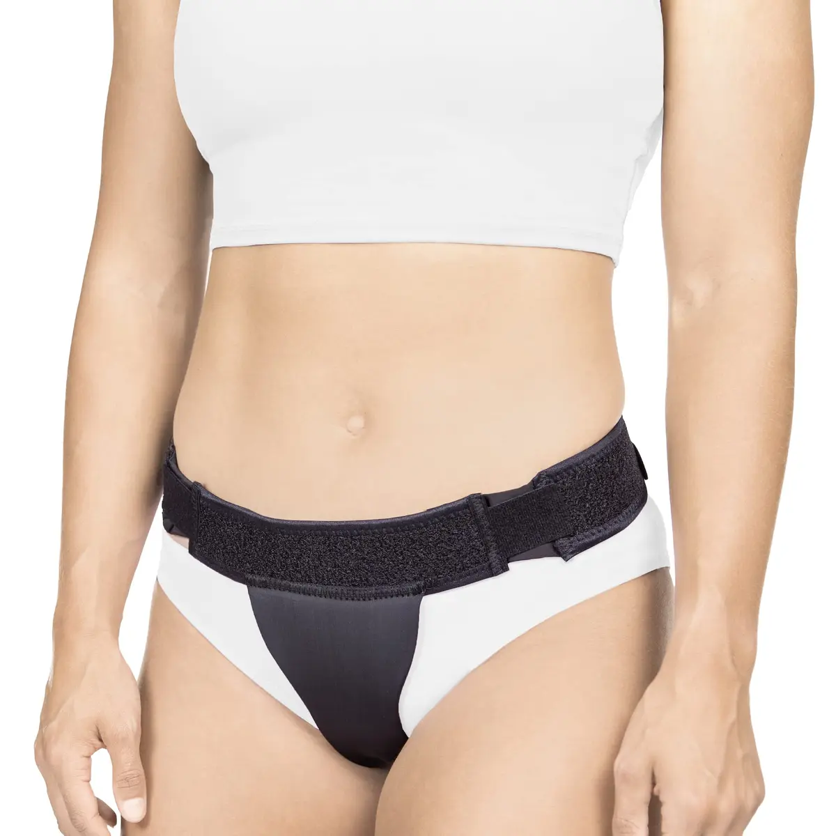 BraceAbility Pelvic Pro Support Belt - Patented, Original Uterus & Bladder Support, Discreet, Adjustable, 67-inch Waist | Postpartum & Pelvic Support - main product image