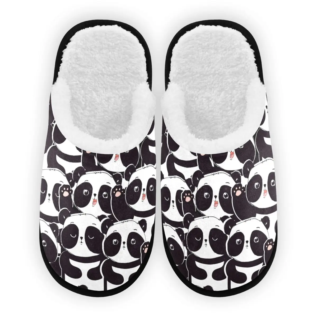 Umidedor Panda Slippers for Women Girls | Soft Memory Foam Indoor House Shoes (US5-8, US9-12) - main product image