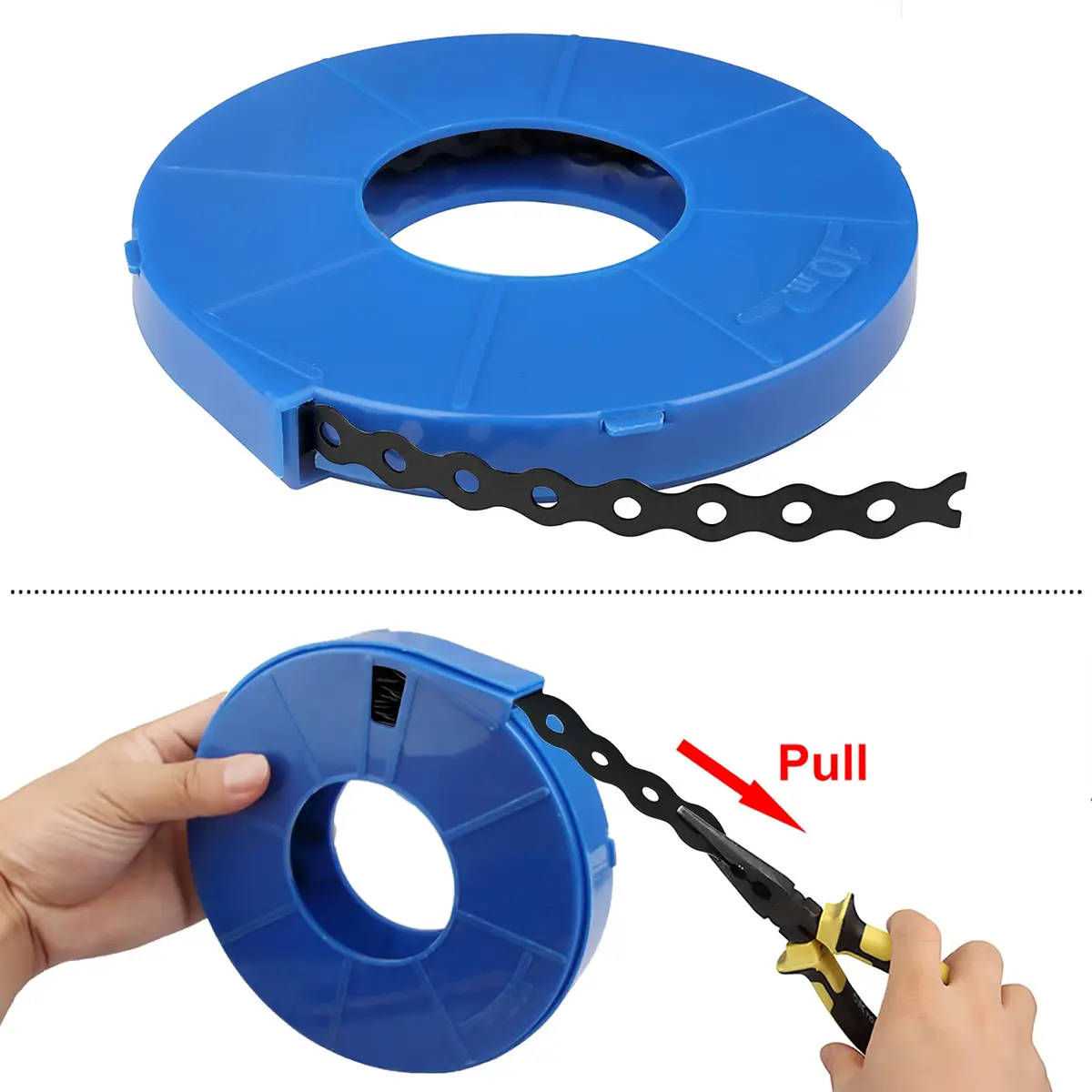 Mountain_ARK Cargo Strap 32 ft x 1/2" | Heavy Duty Steel Pipe Coil Strap - view 4