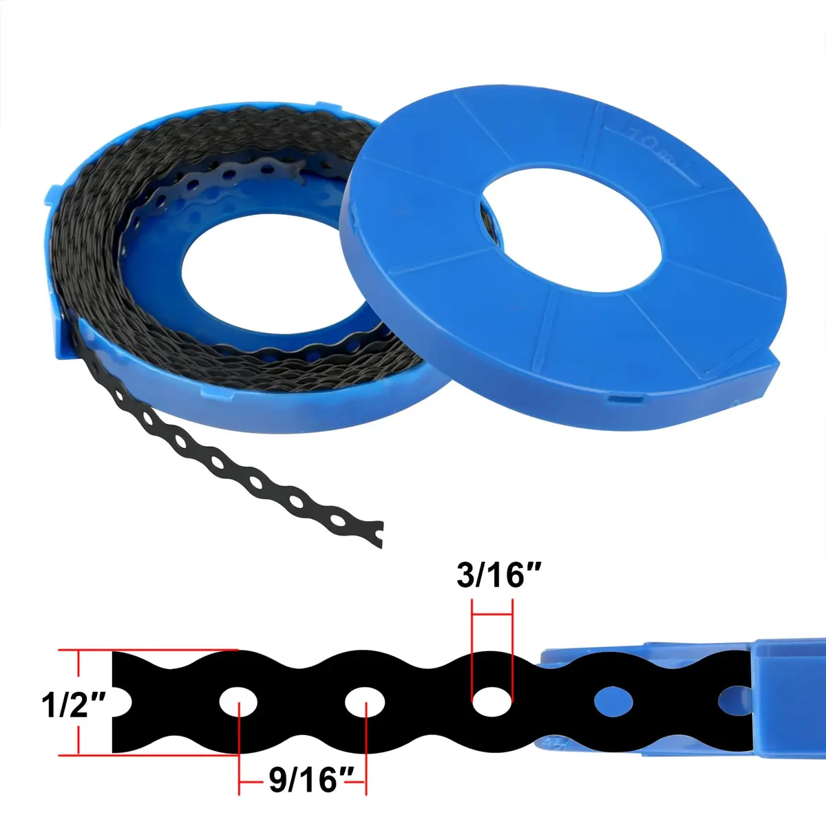 Mountain_ARK Cargo Strap 32 ft x 1/2" | Heavy Duty Steel Pipe Coil Strap - view 3