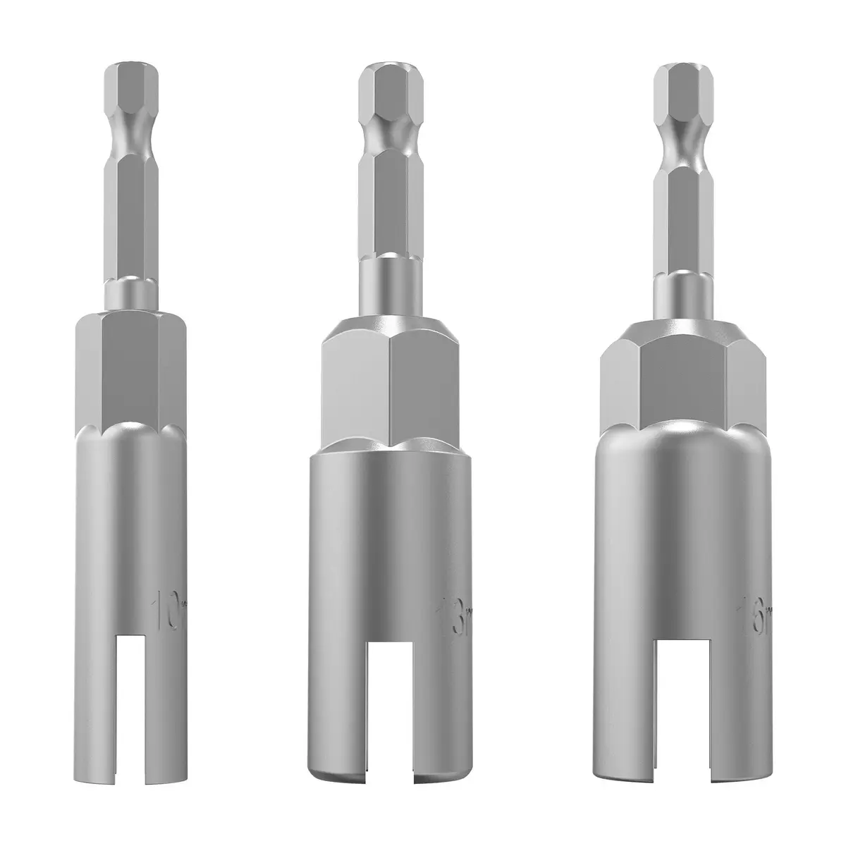 Monliful Nut Driver Set (10mm,13mm,16mm) | Power Wing Nut Drivers for Panel Nuts & Screws - main product image