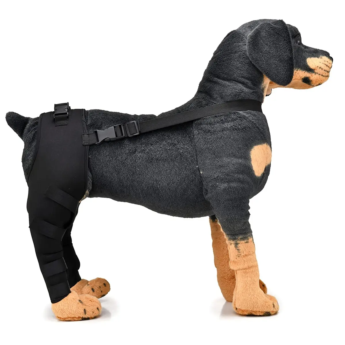 Zunea Dog Leg Brace for Hind Leg ACL CCL Tear Support M - Black | Compression Wrap for Arthritis & Injury Recovery - view 5