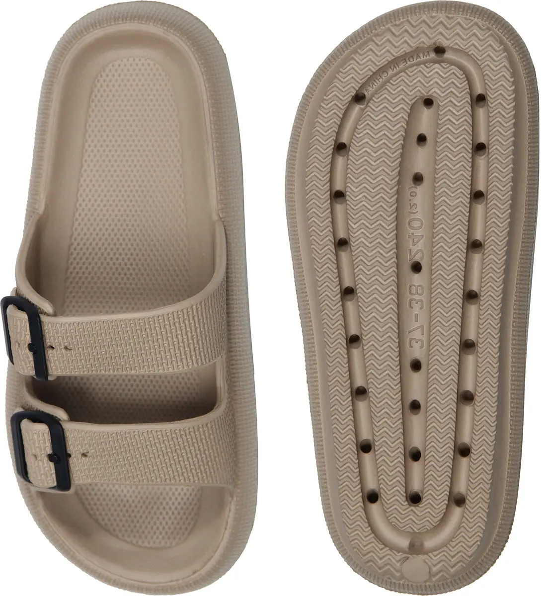 Weweya Non Slip Shower Shoe for Men Khaki Size 12-13 | Waterproof, Quick Drying, Comfortable - view 7