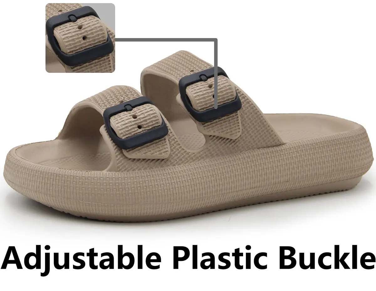 Weweya Non Slip Shower Shoe for Men Khaki Size 12-13 | Waterproof, Quick Drying, Comfortable - view 3