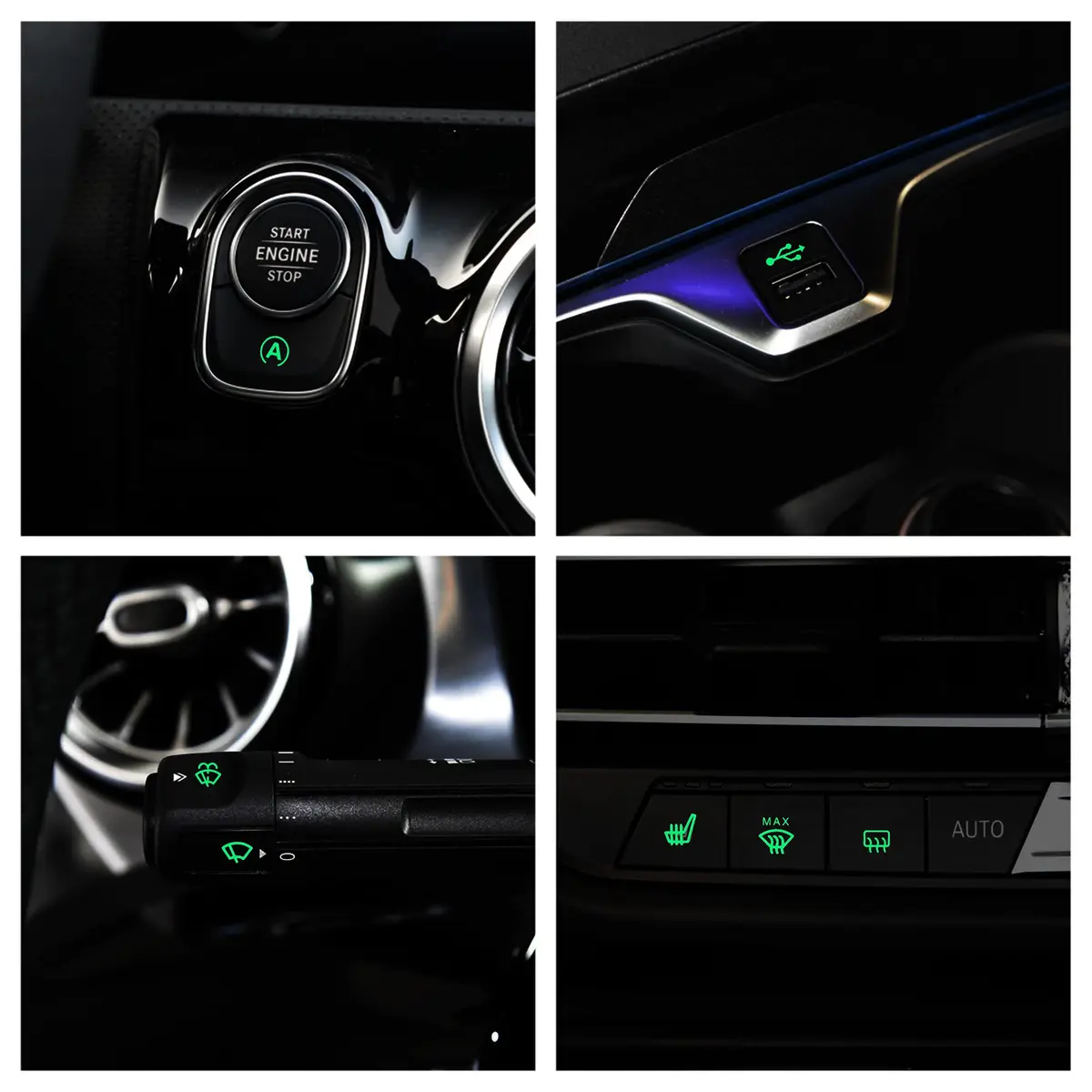 TOMALL 117pcs Car Luminous Switch Stickers | Night Safety Glow Decals for Car & Boat - view 6