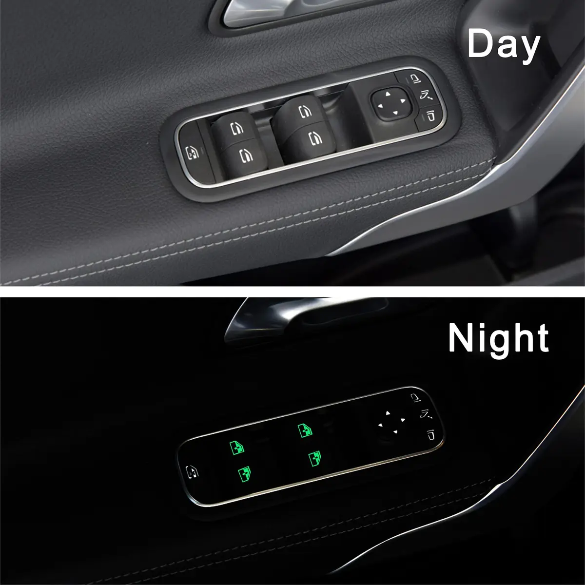 TOMALL 117pcs Car Luminous Switch Stickers | Night Safety Glow Decals for Car & Boat - view 3