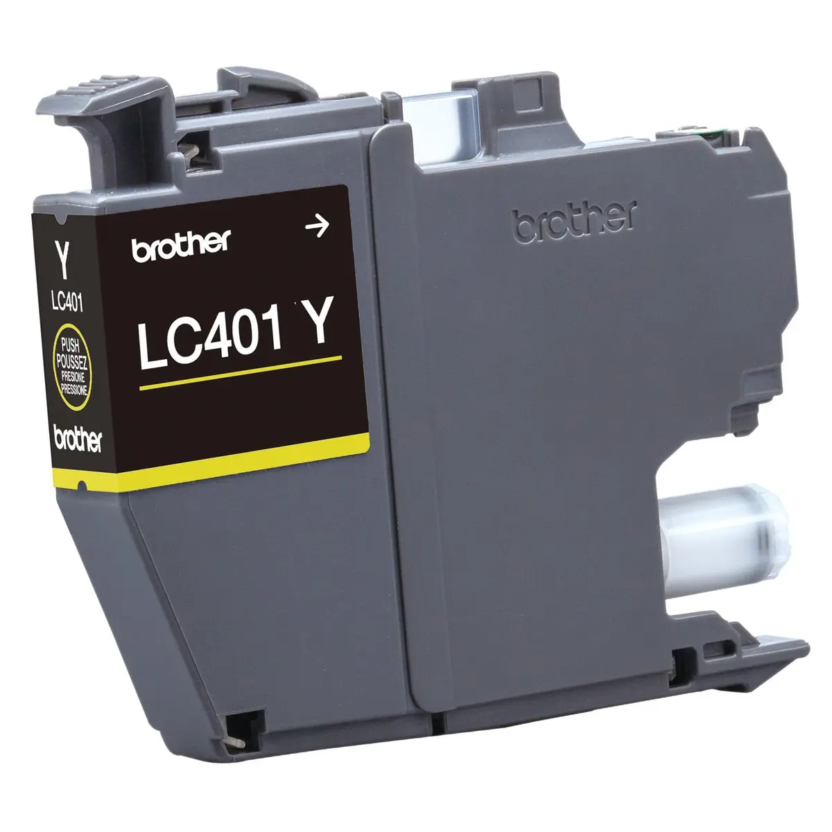 Brother Genuine LC401Y Standard Yield Yellow Ink Cartridge | 200 Pages Yield - view 8