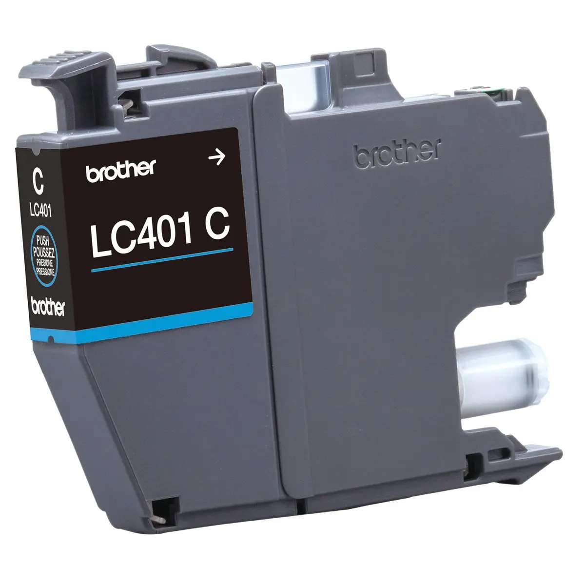 Brother Genuine LC401C Standard Yield Cyan Ink Cartridge | Up to 200 Pages - view 8