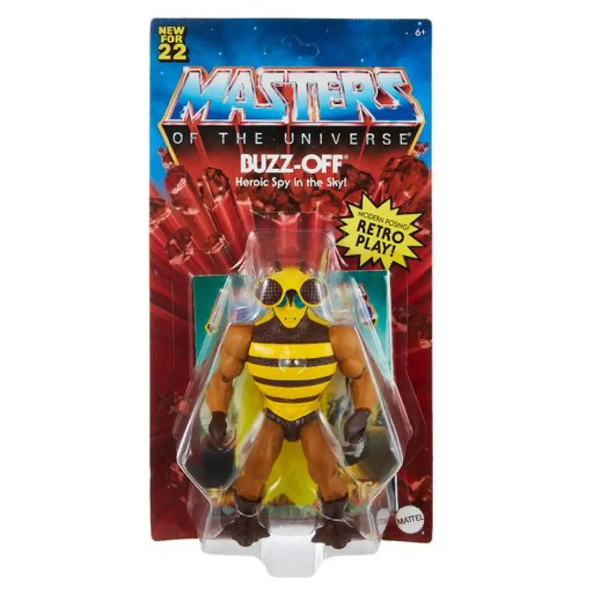Masters of the Universe Origins Buzz-Off Action Figure 5.5-inch | Vintage He-Man with Modern Articulation - view 7