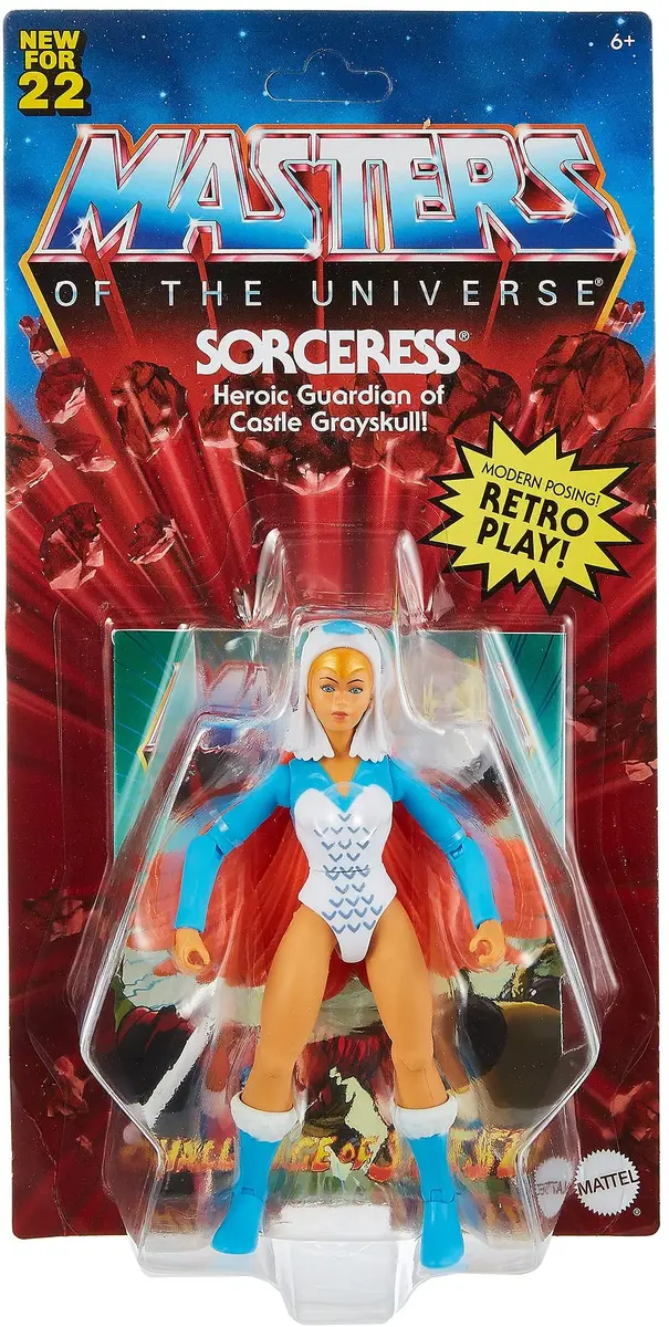 Masters of the Universe Sorceress Action Figure 5.5-inch | Vintage-inspired collectible with accessory - view 6