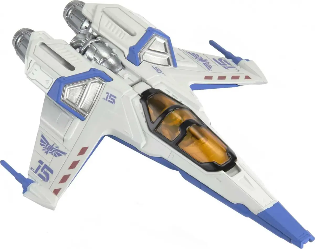 Mattel Disney Pixar Lightyear Hyperspeed Series Buzz Lightyear & XL-15 Spaceship Toy Set | Ages 4+ | 15.24cm (6in) Vehicle - view 4