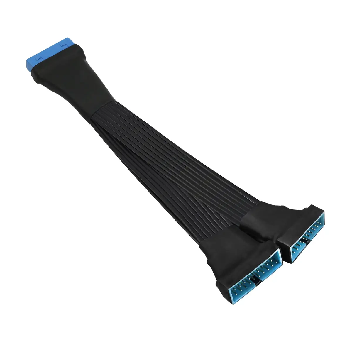 GINTOOYUN USB 3.0 19/20 Pin Header Extension Cable 15cm (5.9 inch) | 5Gbps Data Transfer for Motherboards - main product image