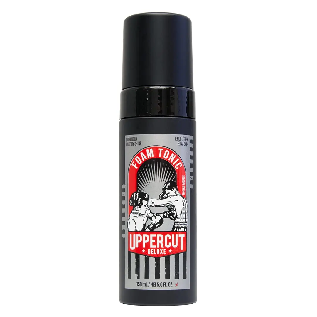 UPPERCUT DELUXE Foam Tonic – Light Hold Hair Mousse for Men | Pre-Styler, Heat Protectant & Styling Foam | Adds Natural Shine & Volume | Water-Based Hair Tonic for All Hair Types | 150ml - main product image