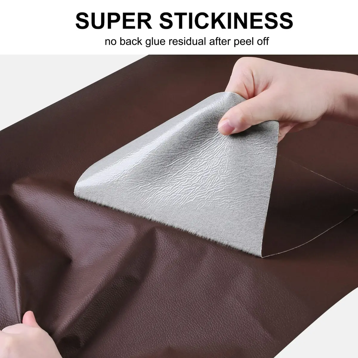 YAFLC Brown Leather Repair Patch Tape Kit - 4" x 63" | 1mm Thick, Waterproof & Durable - view 2