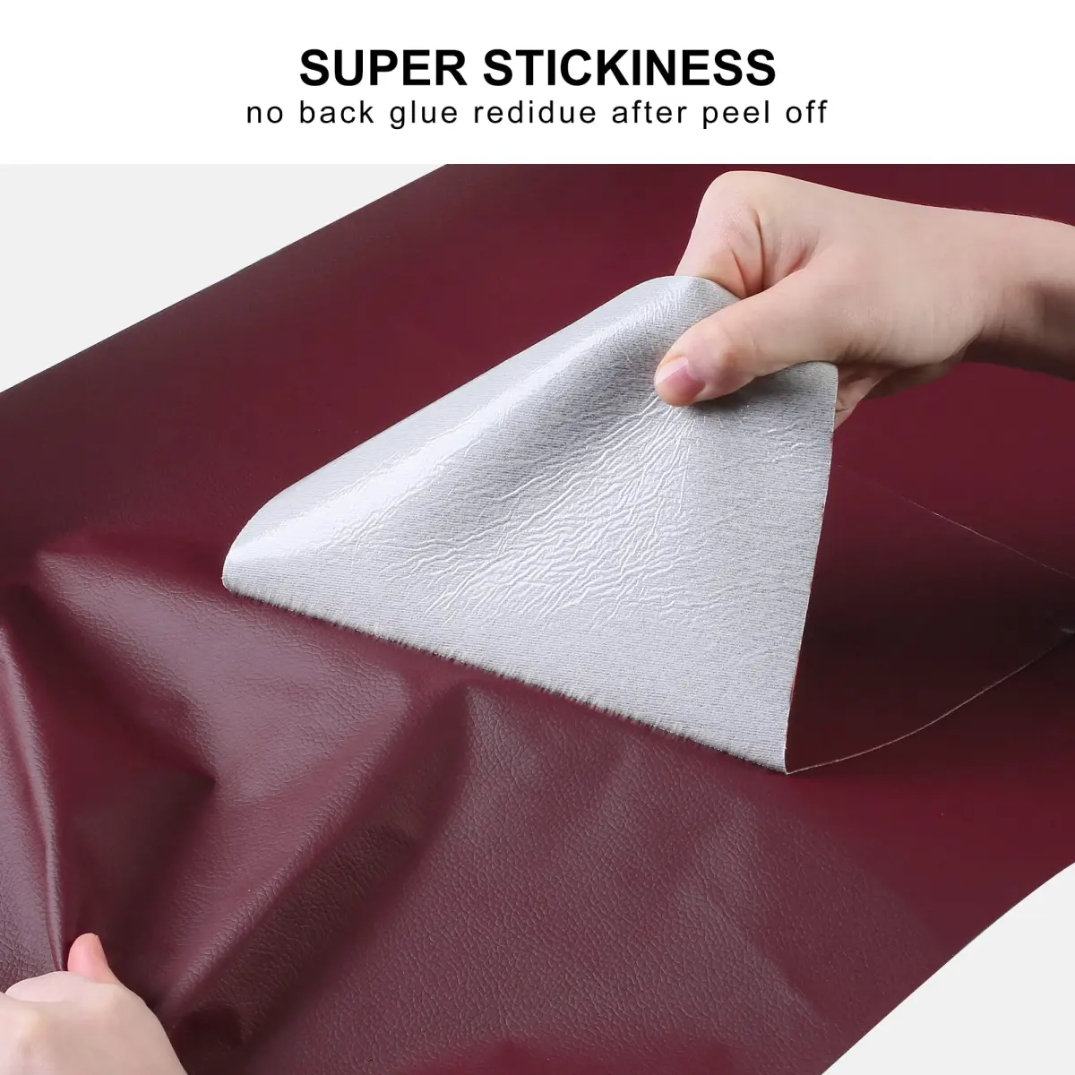 YAFLC Fuchsia Leather Repair Patch Tape Kit 1mm Thick, 4" x 63" | Waterproof & Durable - view 4