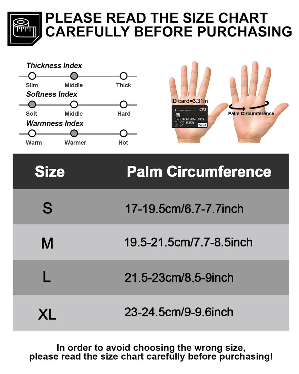 RIGWARL Winter Gloves for Cold Weather, Rose Skeleton, Large (24.5 cm x 14.5 cm x 4.2 cm) | Touchscreen & Waterproof - view 6